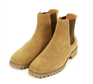 molle shoes SQUARE TOE SIDE GORE BOOTS -SUEDE BEIGE 22AW SPOT ITEM ���[���V���[�Y �X�E�F�[�h