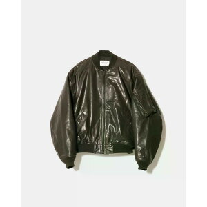 beautiful people light lamb leather fanshape MA-1blouson �r���[�e�B�t���s�[�v�� 25aw ���U�[�u���]��