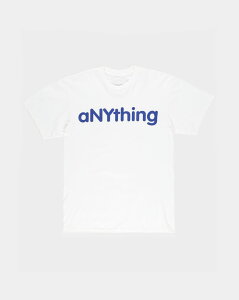 aNYthing Logo T-Shirt - White GjVO Xg[g G[ |_t TVc WJ