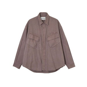 MAGIC STICK WIDE FIT UTILITY SHIRT (FADE RED BEAN)