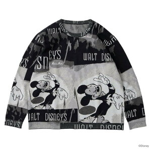 PORTER CLASSIC DISNEY VP / PC KNIT COLLECTION CREWNECK / MICKEY MOUSE