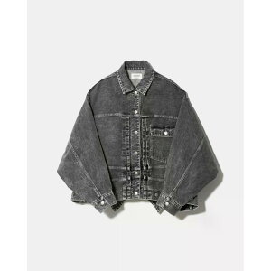 beautiful people double-end selvedge denim blouson blk bleach