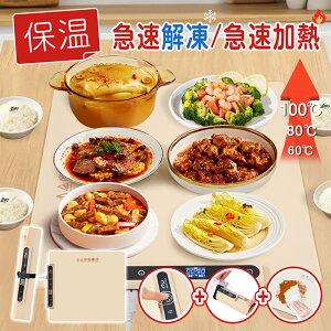【クーポンで767円お得!】★急速出荷★ 電熱ランチョンマット 保温マット ヒーターパッド 食品保温プレート 電気保温トレイ 卓上電熱マット フードウォーマー ホットプレート 温度調節可