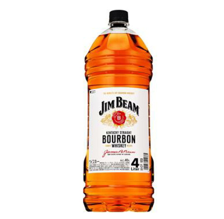 楽天市場】ジムビーム 4L 4本入れ1箱 : 蔵元直販「地酒の森」