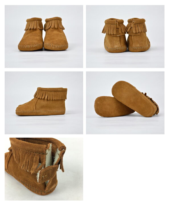 楽天市場】ミネトンカ MINNETONKA キッズ ベルクロ バックフラップ 