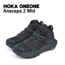 ホカ オネオネ HOKA ONEONE アナカパ2ミッドGTX Anacapa2MidGTX HOPARA 1141633-BBLC アウトドア ハイキングシューズ ミッドカット ゴアテック 靴 メンズ 快適性 スニーカー 【mqe】