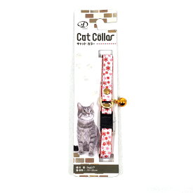 LEADOGフラワーセーフティーカラーCレッド 猫用 キャット ペット 首輪 用品 [trmt]