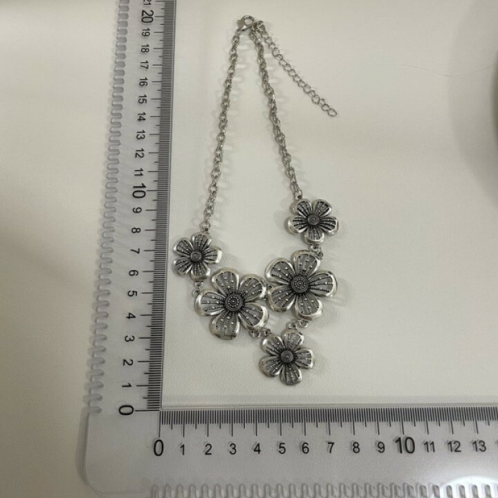 楽天市場】ネックレス y2k シルバーネックレス シルバーアクセサリー 