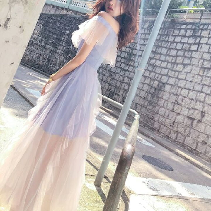 楽天市場 ワンピース 韓国 ドレス フリル シースルー オフショルダー カジュアルドレス 春 夏 半袖 ロング丈 リゾート パーティードレス セレブ エレガント オルチャン 大人 可愛い 上品 きれいめ 清楚 フェミニン ガーリー 大人 個性的 Aライン レディース レディース