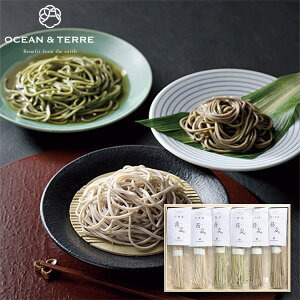OCEAN&TERRE オーシャンテール お蕎麦セットD ギフトセット☆食べ物 そば 乾麺 詰め合わせ 誕生日 出産内祝い 結婚内祝い 出産祝い 結婚祝い 引き出物 お祝い お返し 香典返し 快気祝い プレゼ