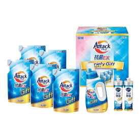 お中元【 楽天1位！】【あす楽】洗剤ギフト 花王アタック抗菌EXギフト K・AU-40A【送料無料】ギフトセット 洗濯洗剤 石鹸 出産内祝い 結婚内祝い 出産祝い 結婚祝い お祝い お返し 香典返し 快気祝い お供え お礼 新生活 引っ越し 御中元 初盆