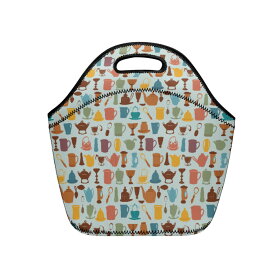 スーパーSALE お得なクーポン 送料無料 器 ランチバッグ ユニセックス バッグ 全て かわいい 器 食器 コップ 松浦はれ ★★★