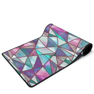 お得なクーポン 送料無料 ステンドグラス(ワイドマウスマット) ワイドマウスマット ユニセックス アクセサリー 全て ステンドグラス ガラス キレイ 教会 光 プレゼント 美しい 芸術品