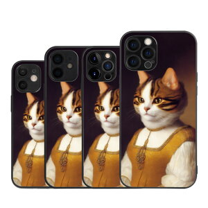 お得なクーポン 送料無料 猫の肖像画 A(iPhone12 シリーズ ソフトケース) iPhone12 ソフトケース ユニセックス アクセサリー 動物 アート 絵画 猫 ねこ 油絵 個性的 生き物 肖像画 美術 .