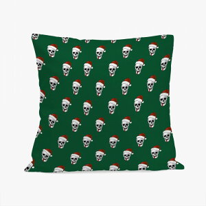 �����ȃN�[�|�� �������� �T���^�N���[�X�̓��W�� - Santa Claus Skull �N�b�V�����J�o�[ ���j�Z�b�N�X �z�[���f�R���[�V���� �A�[�g �T���^�N���[�X ���b�N�����[�� Skull