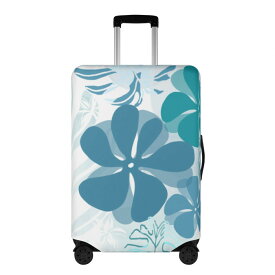 お得なクーポン 送料無料 スーツケースカバー キャリーバッグ ラゲッジカバー トランク 旅行用品 トラベル S M L XL サイズ おしゃれ プレゼント ギフト さとみん。 Blue Hawaiian