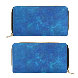 お得なクーポン 送料無料 インスパイア(ウォレット) ウォレット ユニセックス バッグ アート 青 ブルー 抽象画 インスパイア cut ★★★