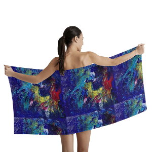 お得なクーポン 送料無料 galaxy Takenao Wada ART(バスタオル) バスタオル ユニセックス ホームデコレーション アート 抽象画 現代アート 個性派 モダンアート ART ★★★