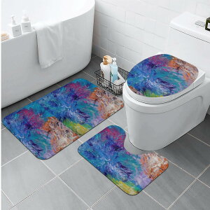 お得なクーポン 送料無料 highest gratitude TakenaoWada ART(トイレマットセット) トイレマットセット ユニセックス ホームデコレーション アート 抽象画 現代アート Takenao Wada ART ★★★