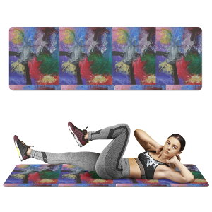 お得なクーポン 送料無料 美しすぎるリベンジ Takenao Wada ART(ヨガマット) ヨガマット ユニセックス ホームデコレーション アート 抽象画 現代アート ART ★★★
