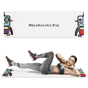 お得なクーポン 送料無料 Robotchi(ヨガマット) ヨガマット ユニセックス ホームデコレーション キャラクター オリジナル商品 デザイン Robotchi ロボット megu ★★★