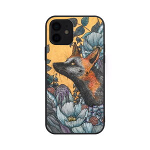 ȃN[|  I THINK OF YOU(iPhone12\tgP[X) iPhone12\tgP[X jZbNX ANZT[  A[g  ART Lcl A  Fox animal Sayuri Nagakura plants flowers 쐶 animals