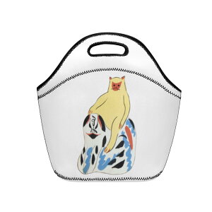 お得なクーポン 送料無料 土製犬猿(ランチバッグ) ランチバッグ ユニセックス バッグ 動物 犬 アジア いぬ 申 サル 猿 大正時代 おもちゃ 人形 玩具 Hiibuni ★★★