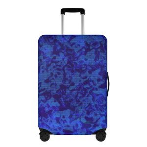 お得なクーポン 送料無料 青の世界観(スーツケースカバー) スーツケースカバー ユニセックス アクセサリー 全て 青の世界観 青 ブルー 抽象画 アート メンズ 紳士 爽やか 夏 cut ★★★