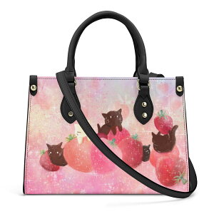 �����ȃN�[�|�� �������� �L�`���R������ ���O�W���A���[�o�b�O ���f�B�[�X �o�b�O �A�[�g ���킢�� �s���N �L pink cat ������ �`���R Strawberry chocolate yumineuneu ������