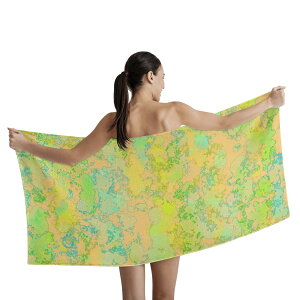 お得なクーポン 送料無料 Abstract【2】(バスタオル) バスタオル ユニセックス ホームデコレーション アート カラフル 抽象 迷彩 charamaru ★★★