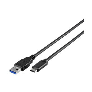 �i�܂Ƃ߁j �o�b�t�@���[USB3.1 Gen1�P�[�u���iA to C�j �u���b�N 1.0m BSUAC31110BK 1�{ �y×3�Z�b�g�z