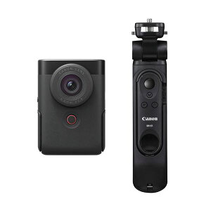 �L���m���R���p�N�g�f�W�^���J���� PowerShot V10 BK �g���C�|�b�h�O���b�v�L�b�g �u���b�N 5947C013 1��