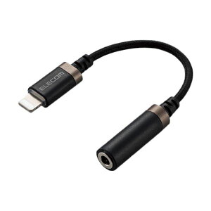 �G���R��Lightning-3.5mm�X�e���I�~�j�W���b�N�ϊ��P�[�u���i���ϋv�j �u���b�N 0.1m RoHS�w�ߏ����i10�����jMPA-L35S01BK 1�{