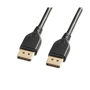 �i�܂Ƃ߁j �T�����T�v���C DisplayPort�P�[�u�� �u���b�N 1m KC-DP4010 1�{ �y×2�Z�b�g�z