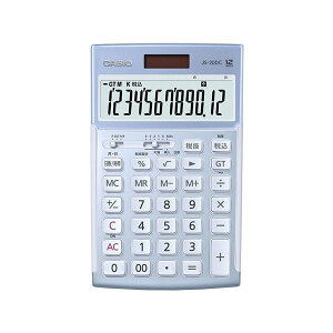 CASIO �{�i�����d�� �����v�Z�^�C�v �u���[ JS-20DC-BU-N