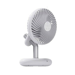 WINTECH �|�[�^�u���f�X�N�g�b�v�t�@��(�����R���t��) ���E�㉺��U�� �z���C�g DF-241RC