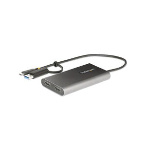 StarTech.com �f�B�X�v���C�A�_�v�^�[ USB Type-C��Type-A �O���[ 109B-USBC-HDMI1��