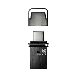 �G���R�� �L���b�v��USBType-C������ 128GB �u���b�N MF-CAU32128GBK 1��