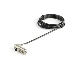 StarTech.com �m�[�g�p�\�R������h�~�Z�L�����e�B���C���[���b�N 2m Nano Saver�X���b�g�Ή� �_�C������LTLOCKNANO 1��