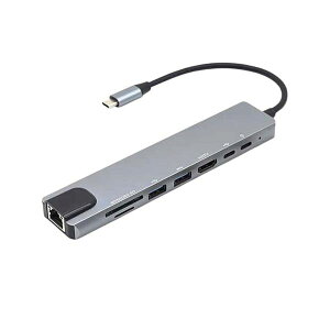 ���{�g���X�g�e�N�m���W�[ MY DOCK STATION 8-IN-1(HDMI / RJ45 / microSD/ SD �ق�) JTMD-8IN1