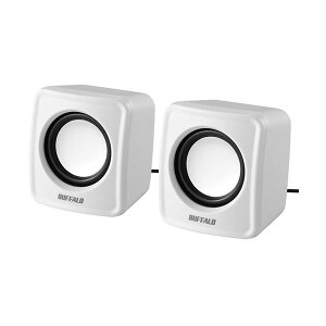 �o�b�t�@���[PC�p�X�s�[�J�[ USB�d���R���p�N�g�T�C�Y �z���C�g BSSP100UWH 1�Z�b�g