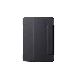 �G���R�� 11�C���`iPad Air(M3/M2) �t���b�v�P�[�X ���^�y�� �J���[�G�b�W �w�ʃN���A �u���b�N TB-A25MWVFCBK
