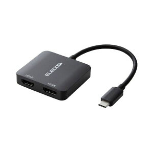 �G���R�� USBType-C - HDMI�ϊ��A�_�v�^�[ 2�|�[�g �u���b�N AD-CHDMI2BK2 1��