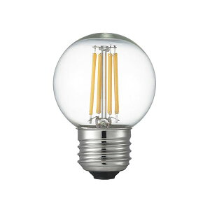 YAZAWA �t�B�������gLED 40W G50 �{�[���` E26 CL LDG4LG50C