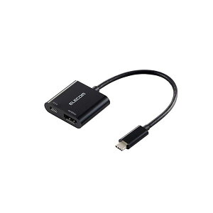 �G���R�� USB Type-C(TM) - HDMI(R)�ϊ��A�_�v�^�[ 1�|�[�g USB PD �u���b�N AD-CHDMIPDBK2