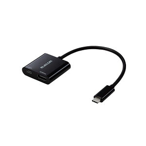 �G���R�� USB Type-C(TM) - HDMI(R)�ϊ��A�_�v�^�[ 1�|�[�g USB PD 15cm �u���b�N MPA-CHDMIPD15BK