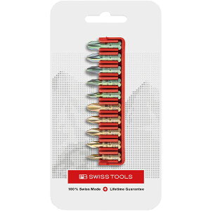 PB SWISS TOOLS �s�[�r�[�X�C�X�c�[���Y 10�{�g �V���[�g�^�C�v �v���X�E�{�W�h���C�u�r�b�g�Z�b�g �r�b�g�z���_�[�t �p�b�P�[�W�^�C�v C6.706CN