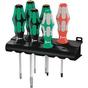 WERA ���F�� 6�{�g Kraftform Plus �n���h�� �h���C�o�[�Z�b�g ���b�N�t 347778 �H�� ��ƍH�� ���� �c�[�� DIY