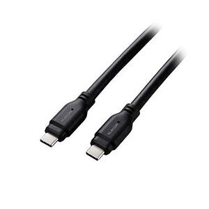�G���R�� USB 10Gbps�P�[�u���iUSB Type-C - USB Type-C�^100W�Ή��j 1.5m �u���b�N MPA-CC1G15BK