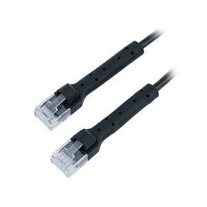 MCO CAT6A �Œ�ł���LAN�P�[�u�� 10m �u���b�N �`��L���R�l�N�^�ŌŒ�ł���LAN�P�[�u�� C6A-K100BK